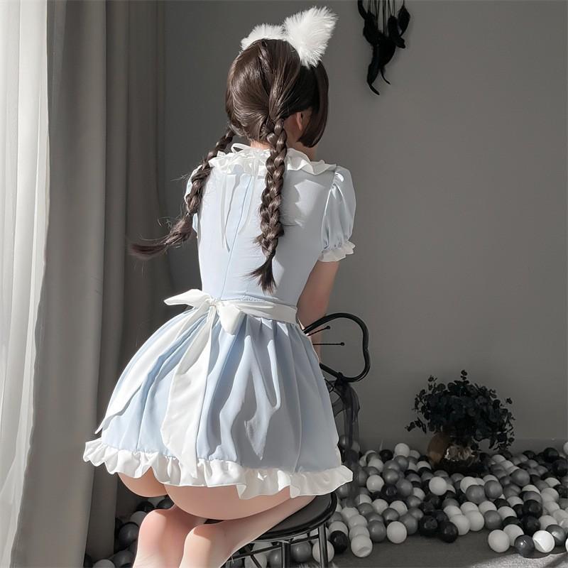 Maid outfit 2d cute girl lingerie lolita sexy maid lolita