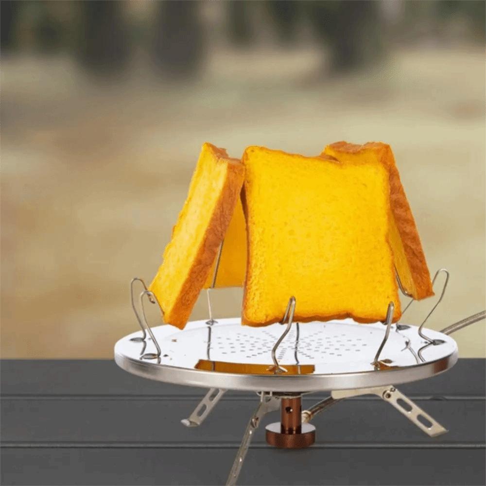 Removable Toast Grill Rack Stainless Steel Toast Maker Portable Camping Toaster  Picnic
