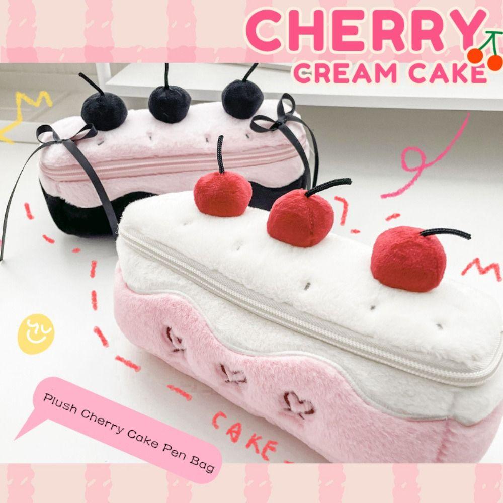 Large Capacity Pen Bag Plush Stationery Bag New Pen Box  Gift