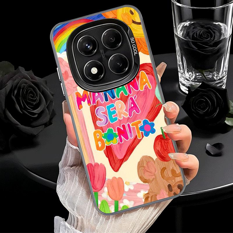 Karolg M-Manana Sera B-Bonito Soft Phone Case for Xiaomi Redmi Note 13 14 15 Pro Plus 12S 12 11S 11 11T 10S 10 Shockproof Cover