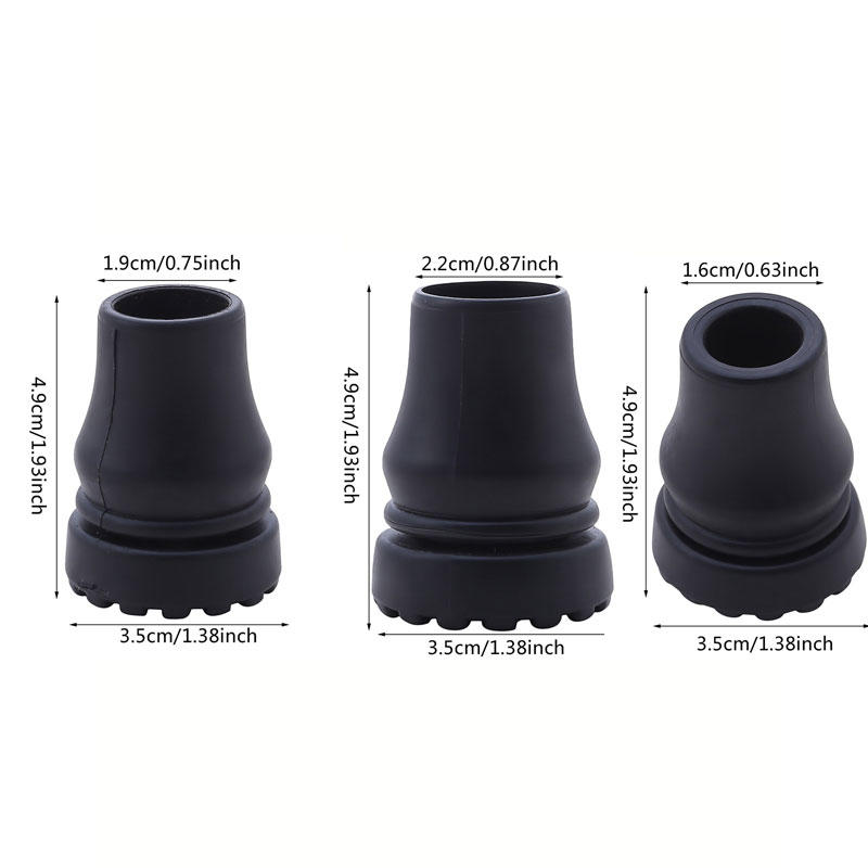 Strapazierfähige, rutschfeste Gummikappe mit Stoßdämpfung, langlebig und passend für Gehstöcke und Krücken