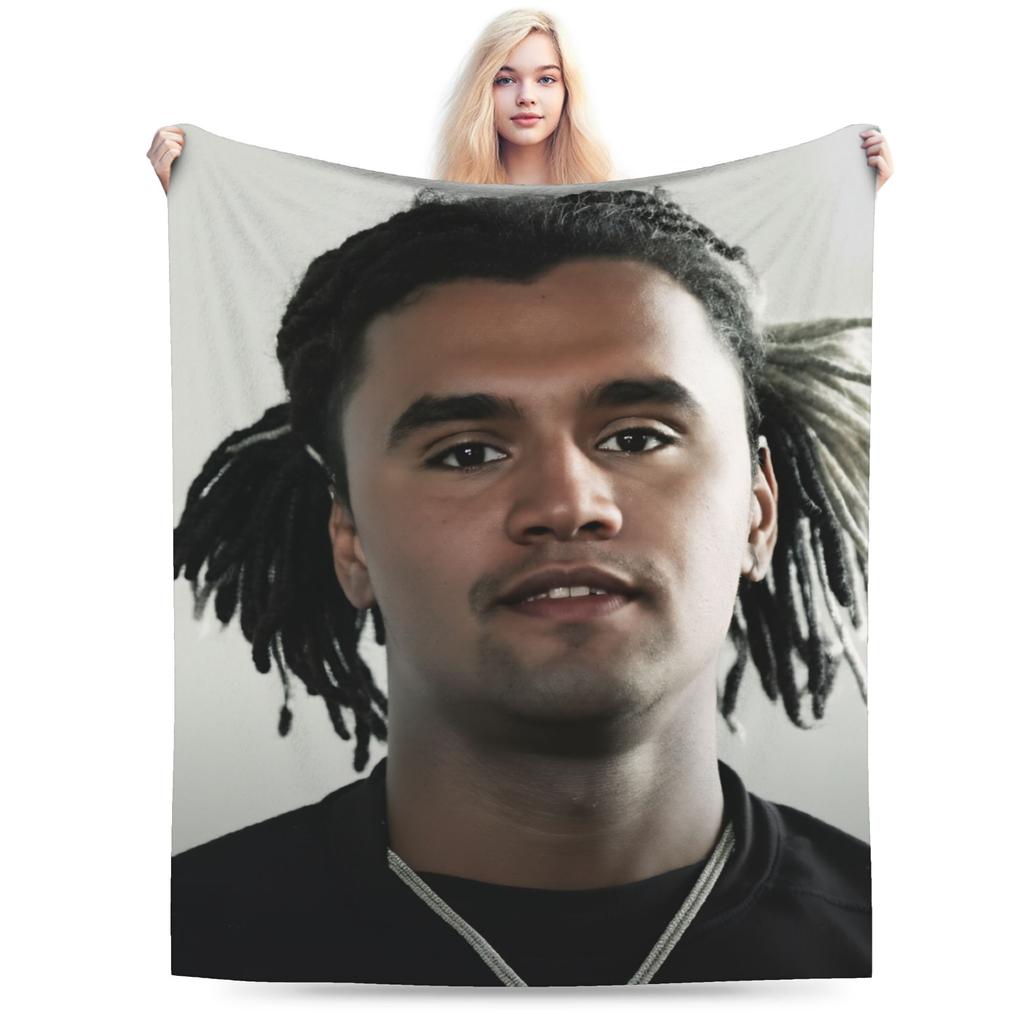 Warm Soft Blankets Camping Charlie Kirk Funny Meme Throw Blanket Novelty Bedspread For Outdoor