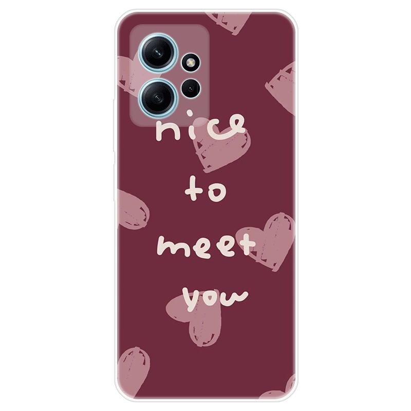 Per Xiaomi Redmi Note 12 Note12 4G Custodia morbida in silicone Cover posteriore Cartoon Phone Case Diversificazione