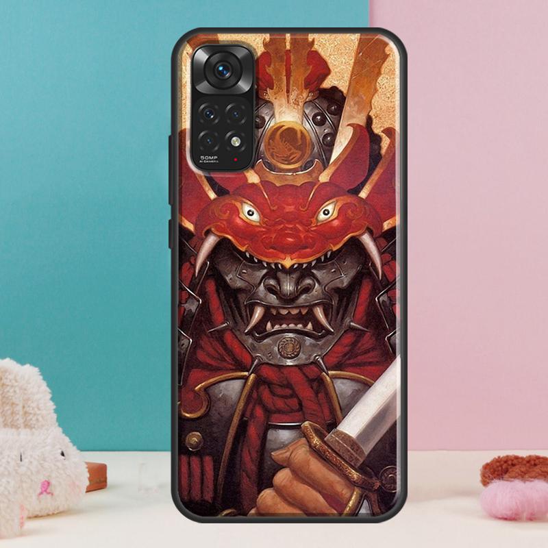 Japanese Samurai Case For Xiaomi Redmi Note 14 12 11 9 10 13 Pro 9S 10S 11S 12S Redmi 13C 10C 12C 14C Cover