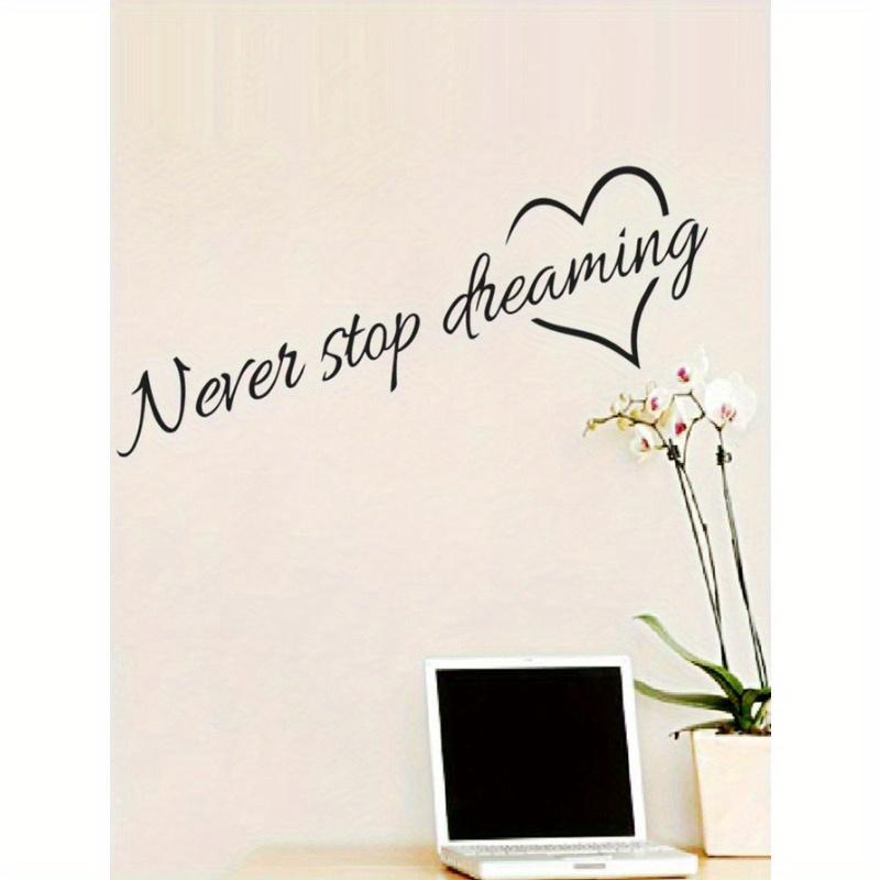1 sheet Slogan Wall Sticker, Stickers, Wall Decal, Vinly Decal For Home Decorations Spring Decoration Items Refesh Your Home, Rama Decoration Stickers