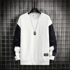 Spring and Autumn New Men's Sweater Casual Versatile Youth Handsome Pullover Round Neck Long Sleeves