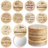 30 Pcs Christian Compact Mirrors For Women Retro Inspirational Bible Verse Compact Mirror Bulk Mini Religious Makeup Mirror Appr