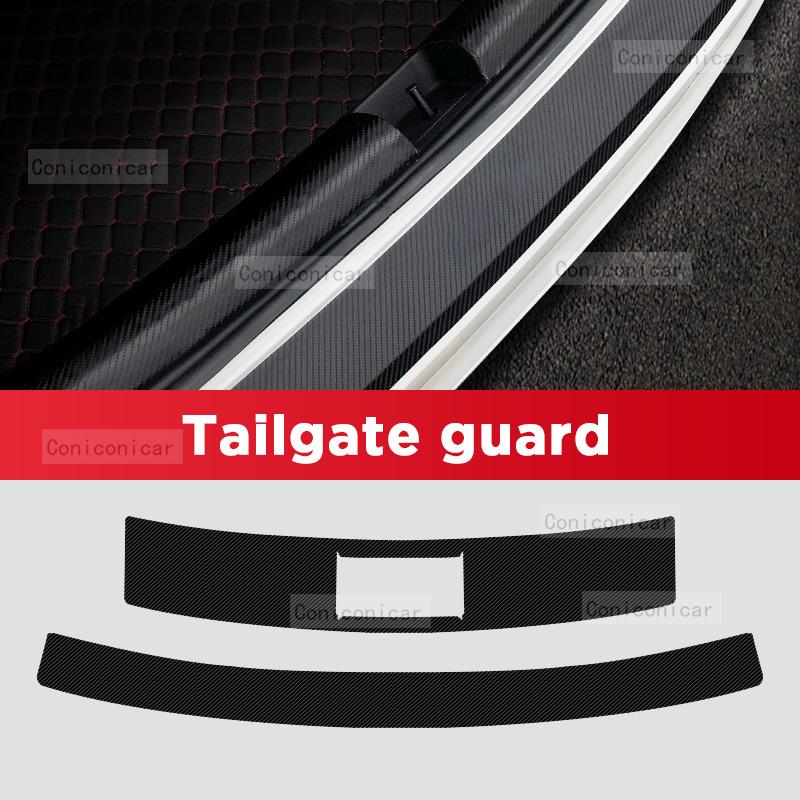 Autocollant de seuil de porte en fibre de carbone pour CHERY OMODA C5 2022-2025 Pédale de seuil Anti-rayures Accessoires de décoration intérieure