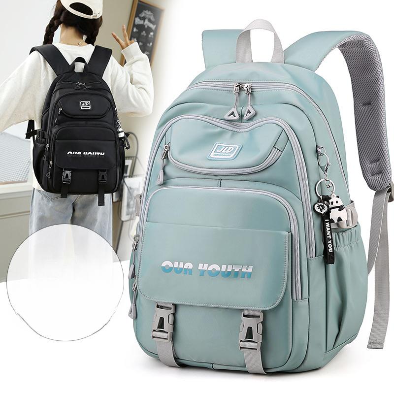 New Style Simple Backpack for Junior High School Students Lightweight Backpack for Boys