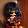 Ochelari Grils Jucărie Fotografie Recuzită Papusa Cool Glasses Pet Ochelari de soare