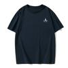 Summer Men's Casual Daily Versatile Simple T-shirt Round Neck Comfortable Solid Color Basic Men's Printed T-shirt Summer Top