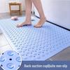 Non-Slip Shower Mat with Foot Massage and Suction Cups, Waterproof for Bath and Toilet Floors