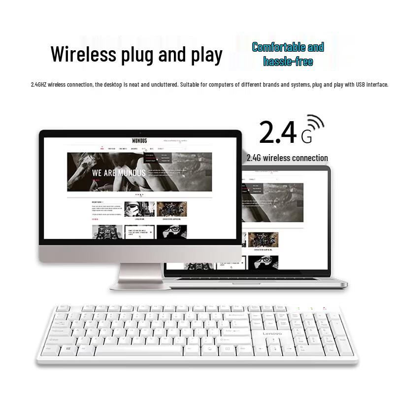 Lenovo Wireless Keyboard and Mouse Combo
