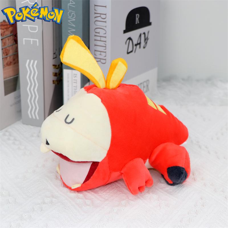Sleeping Sprigatito Charizard Sylveon Fuecoco Plush Toys Kawaii Pamo Eevee Gengar Cubone Furret Peluche Dolls Gifts Kids