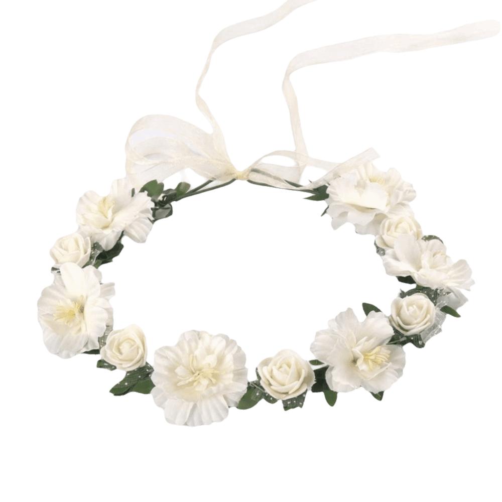 Korean Style Floral Headband Boho Style Wedding Headpiece Fashion Bridal Wreaths Princess