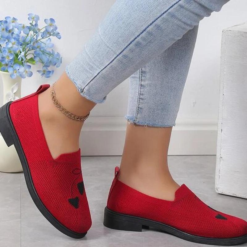 BCEBYL Summer and Autumn Fashion New Women's Flat Walking Shoes Mesh Loafers Comfortable Breathable Casual Sports Sneakers