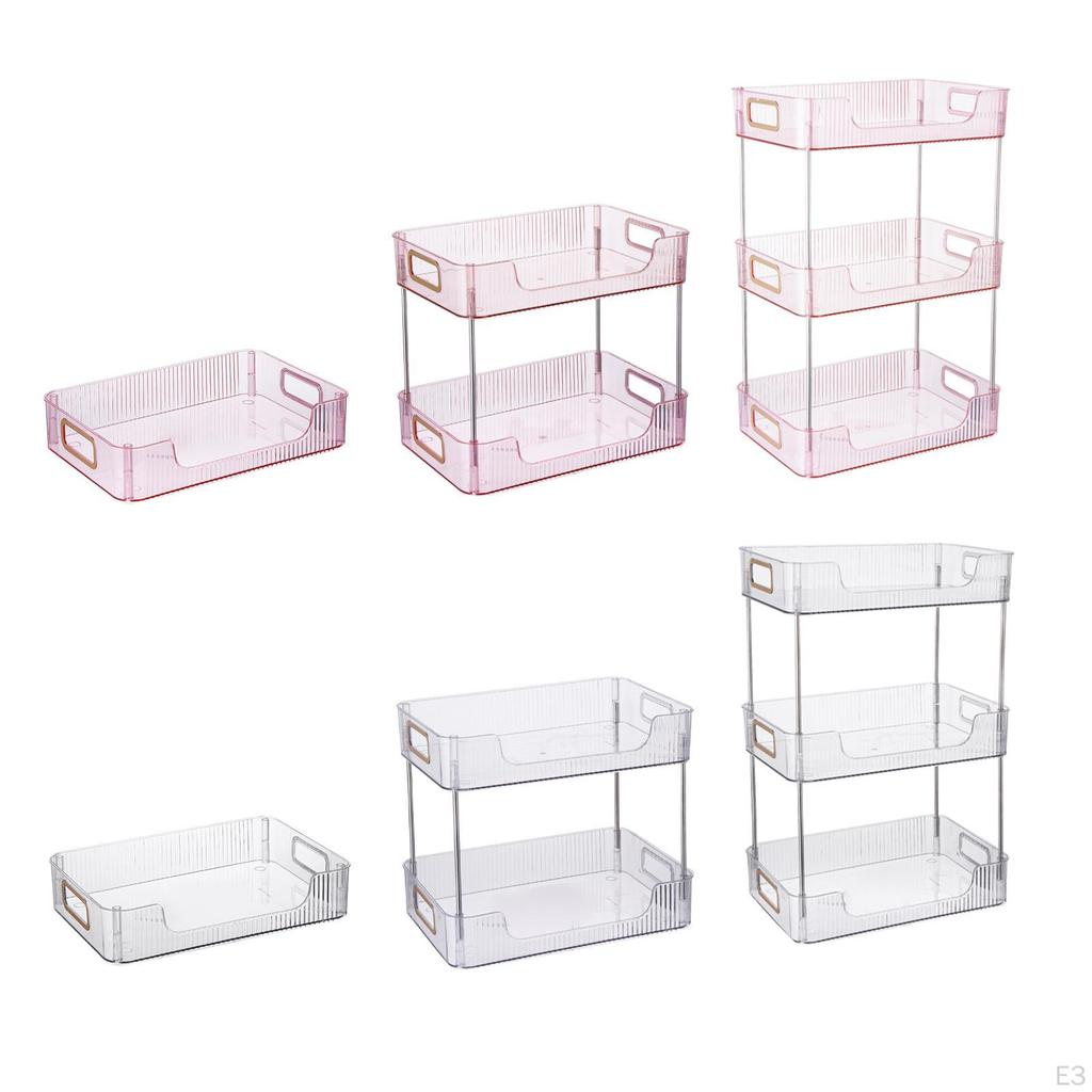 Cosmetic Storage Organizer Large Capacity Display Shelf Desk Box for Lipstick