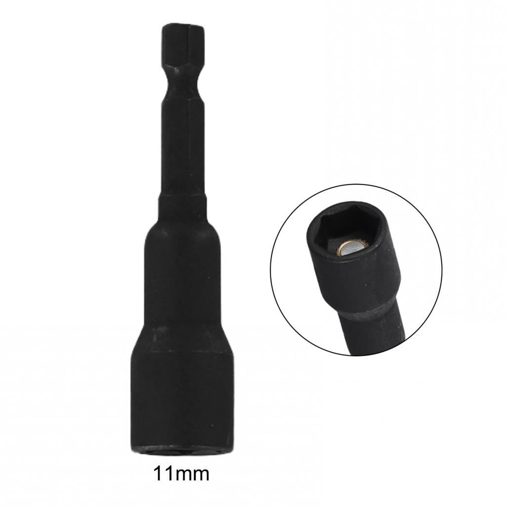 1/4 Inch Deep Socket Chrome Plated Hex Wrench Heads