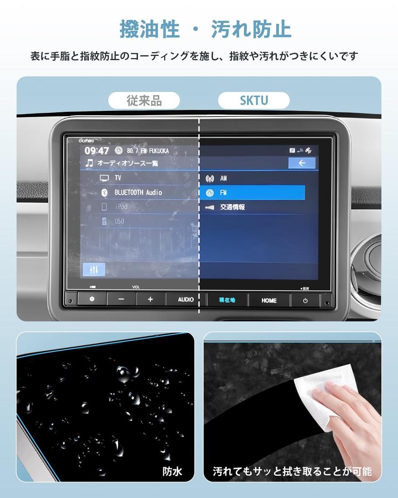 SKTU Nano Film [N-BOX Jf5/6] 8 Inch Car Navigation Protection Film, Display Audio, LCD