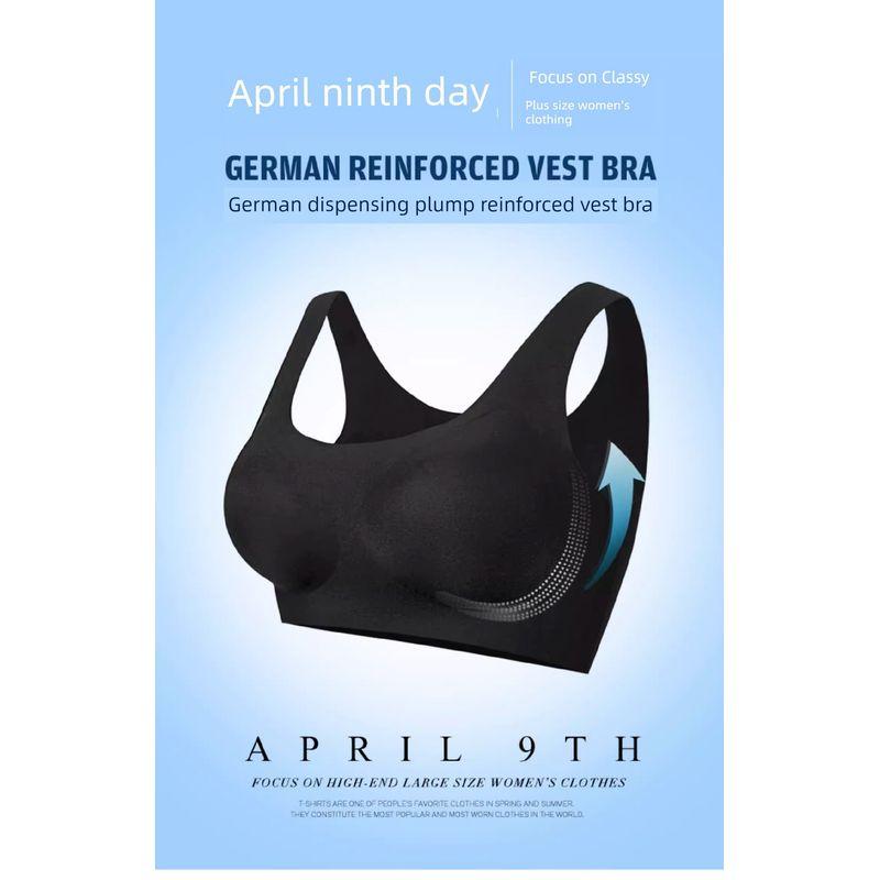 

Chubby Girl German Dispensing Sports Push up Nude Feel Vest