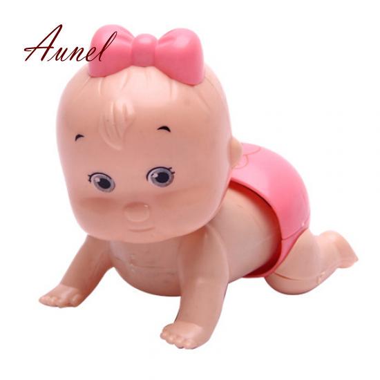 Cute Windup Crawling Crawl Boy Girl Doll Toy Birthday Gift