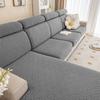 Jacquard Sofa Seat Cover Stretch Plain Sofa Covers Removable Couch Cover For Living Room Chaise Lounge L-Shaped Home Pets