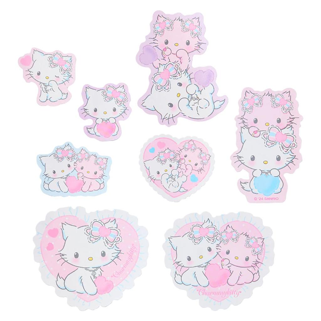 Sanrio Sticker Set Era Characters Fluffy Charmy Kitty 356905 (Heisei - Hearts) -
