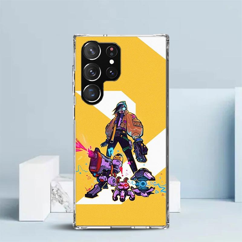 Valorant Killjoy Phone Case For Samsung Galaxy S24 S25 Edge S26 Ultra S22 S23 Plus S21 + S20 FE Soft TPU Back Cover Galaxy S22 S