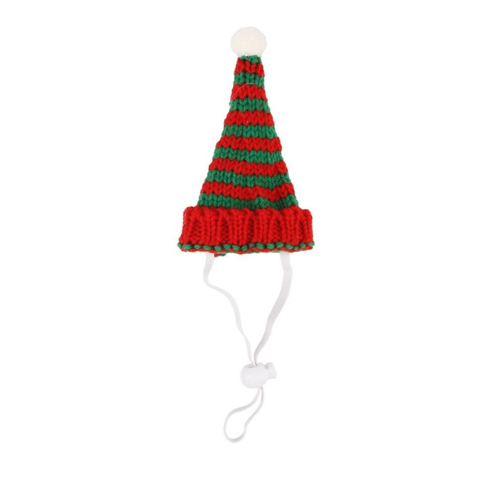 Pet Christmas decoration knitted hat, dog cat Christmas decoration cute knitted hat