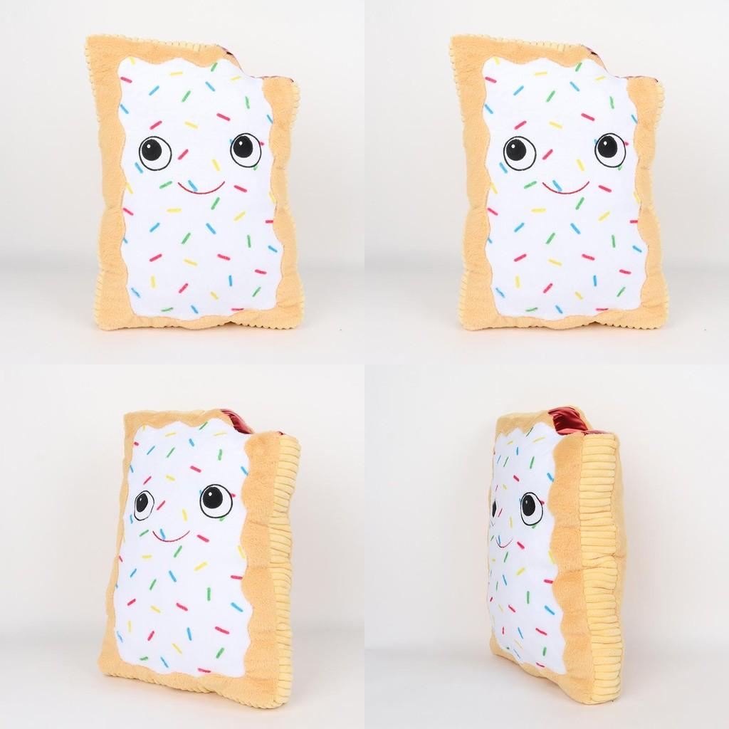 Toaster White Pastry Plush Toy Cartoon Stuffed Doll Cookies Gift Decoration