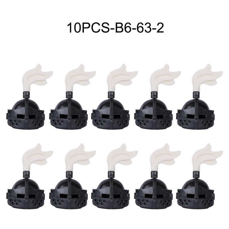 Mittelalterliche Militärburg Ritter Rüstung Bausteine Schulterpanzer Rüstungszubehör Roter Löwe Schwarzer Adler Waffensteine Spielzeug