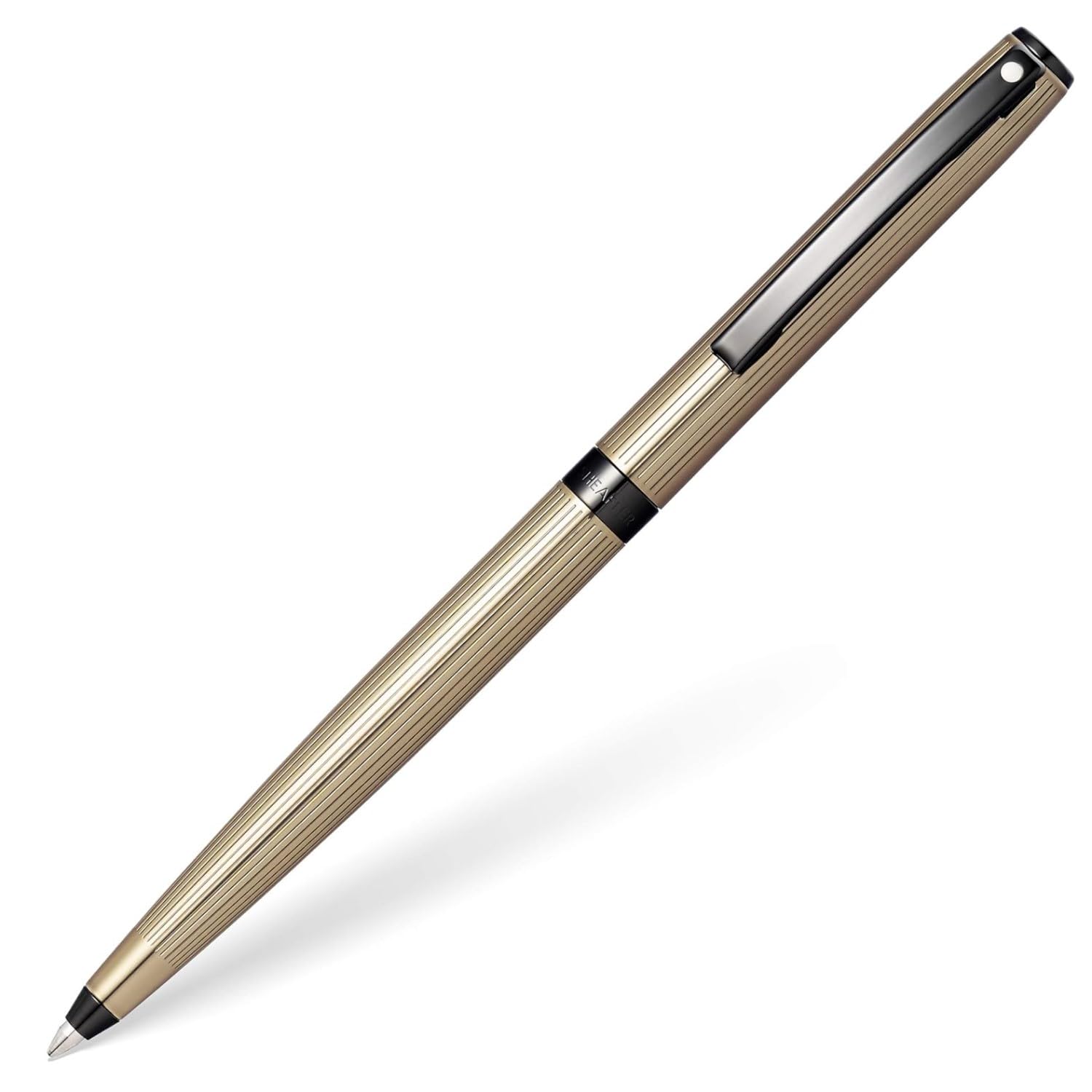 

SHEAFFER Sagaris Ballpoint Titanium Official Import Oil-Based Pen, Gray, N2948251,