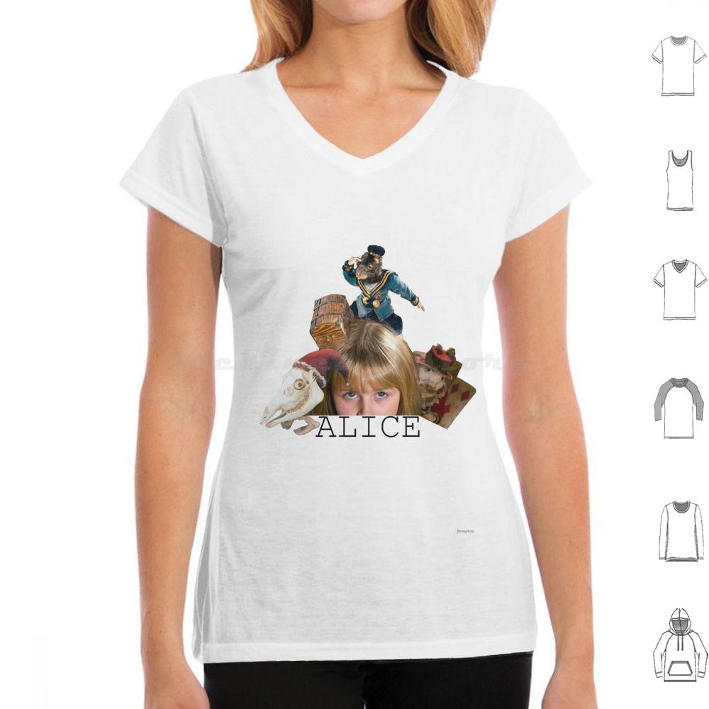 

Alice By Jan Svankmajer T Shirt Men Women Kids 6xl Alice Svankmajer Movie Fanart Stopmotion Animation Cultmovie Underground 3XL