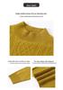 Women's Wool Half-High Collar Sweater - Winter Knit Loose Fit Base Layer