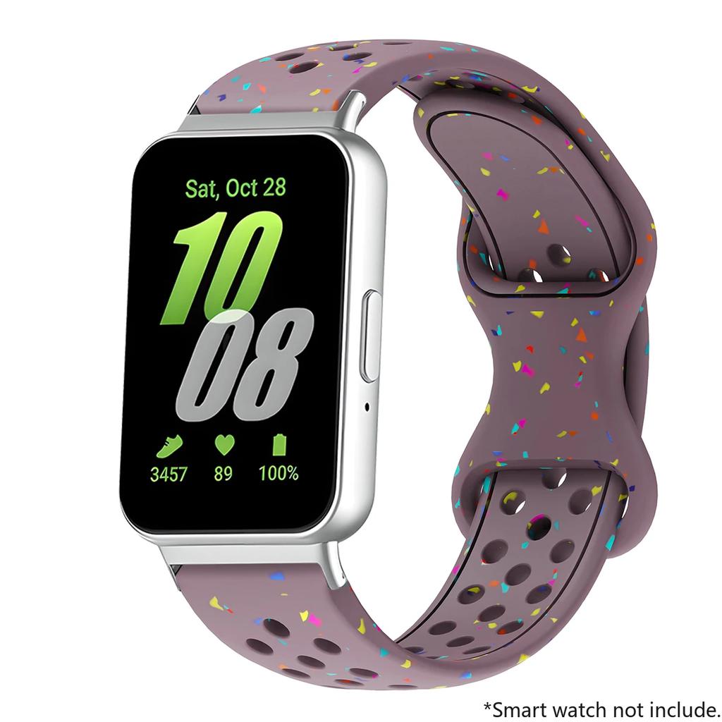 Silikonarmband für Samsung Galaxy Fit 3 Armband Sport Ersatz-Armband für Samsung Galaxy Fit 3 Band Zubehör