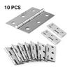 5/10PCS 2 Inch Stainless Steel Door Hinges Cabinet Doors Windows Wooden Box Flat Hinge Home Furniture Hardware Accessories