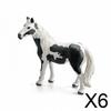 3 Pieces Mare Figures Horse Statue Model Collectible Educational Toy Defined Textures Careful