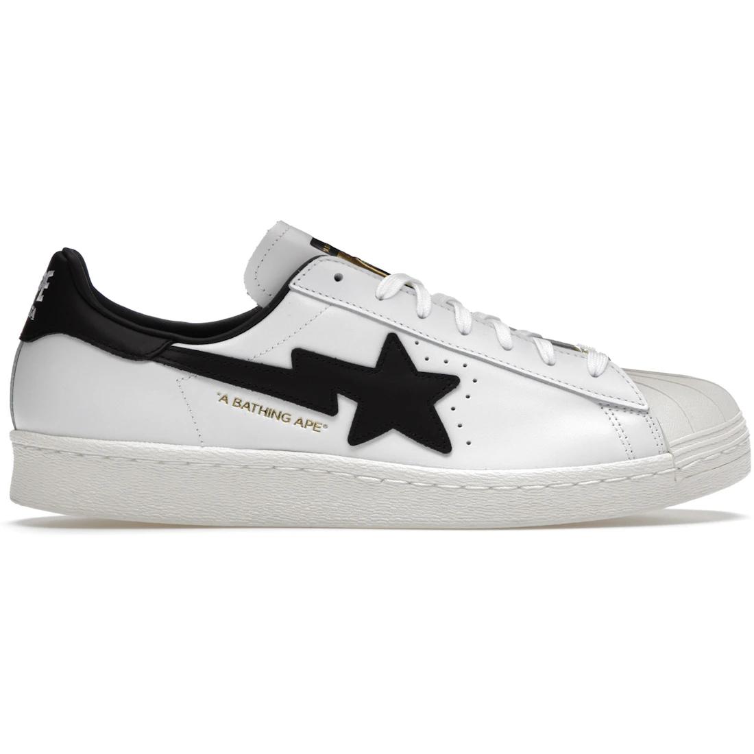

Кроссовки adidas Superstar 80s Bape Белые Черные(ГЗ8980) 42