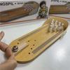 Tisch Mini-Bowling-Spielset Schreibtisch Stressabbau für Erwachsene Jugendliche Mädchen Jungen Angst ADHS Fidget Spielzeug Geschenke