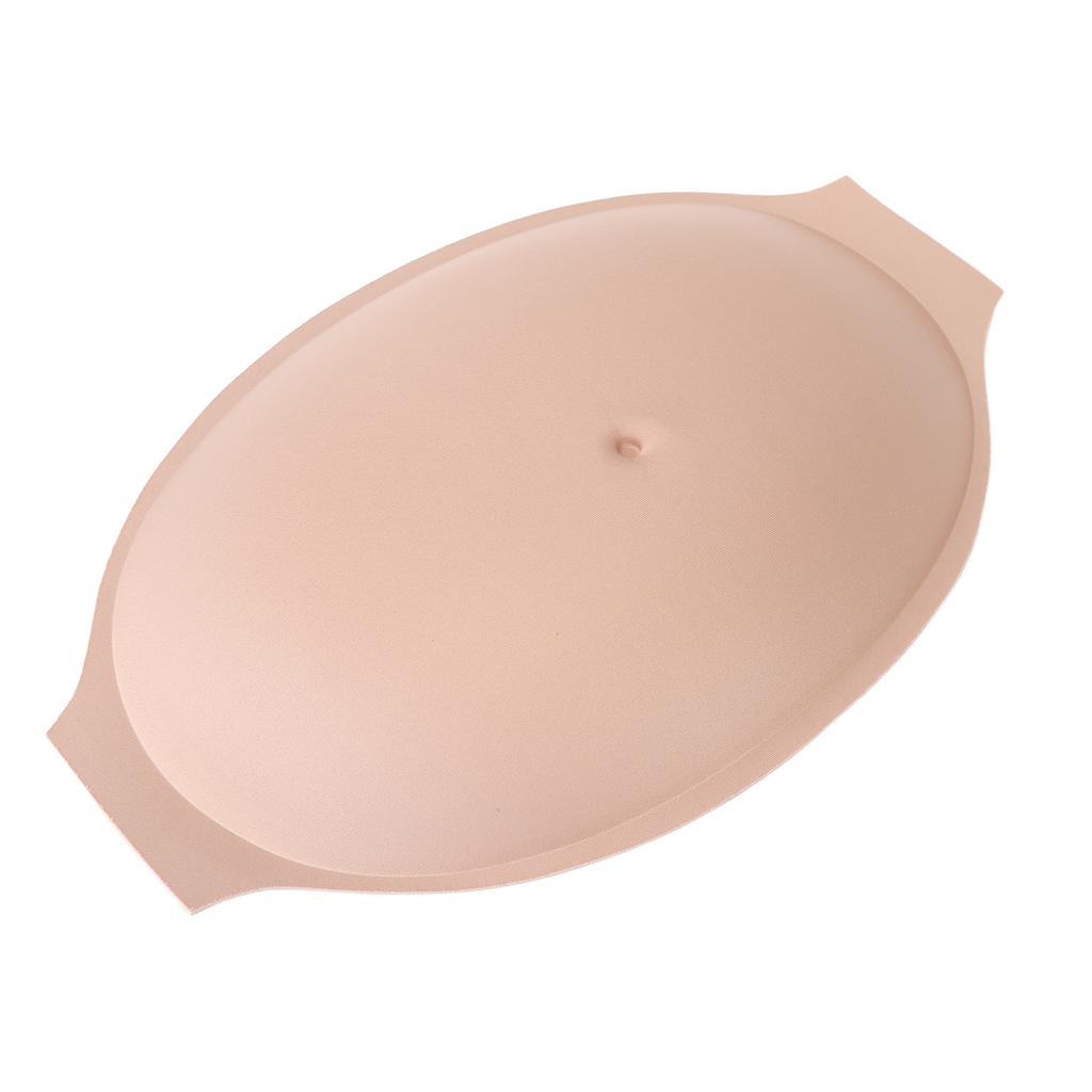 Rectangular Artificial Fake Belly Breathable Lightweight Pregnant Tummy Belly Pad For Cosplay Props Costume Performance Decoration