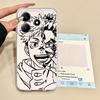 J-Jujutsus K-Kaisens Anime Case for Xiaomi Redmi Note 14 Pro Plus 9 10 11 10S Note 13 A4 13C 11S 12S 14C 12 Soft Phone Cover