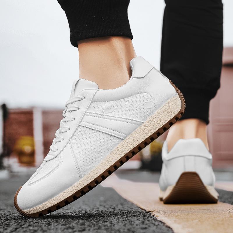 

Dexun shoes fashionable summer platform single shoes leather surface waterproof, non-slip and wear-resistant trend advanced Korean version of Forrest 44 білий