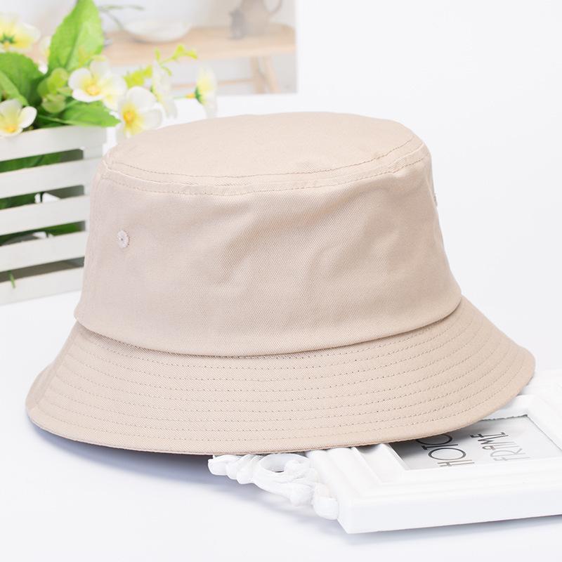 Unisex Cotton Bucket Hat Casual Outdoor Sun Protection Lightweight Breathable Soft Fabric Hat for Everyday Use and Travel