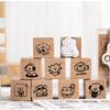 Cartoon Wood Rubber Stamp Lovely Cats Stamp Decorative Stamp Animal Stamp for Card Making