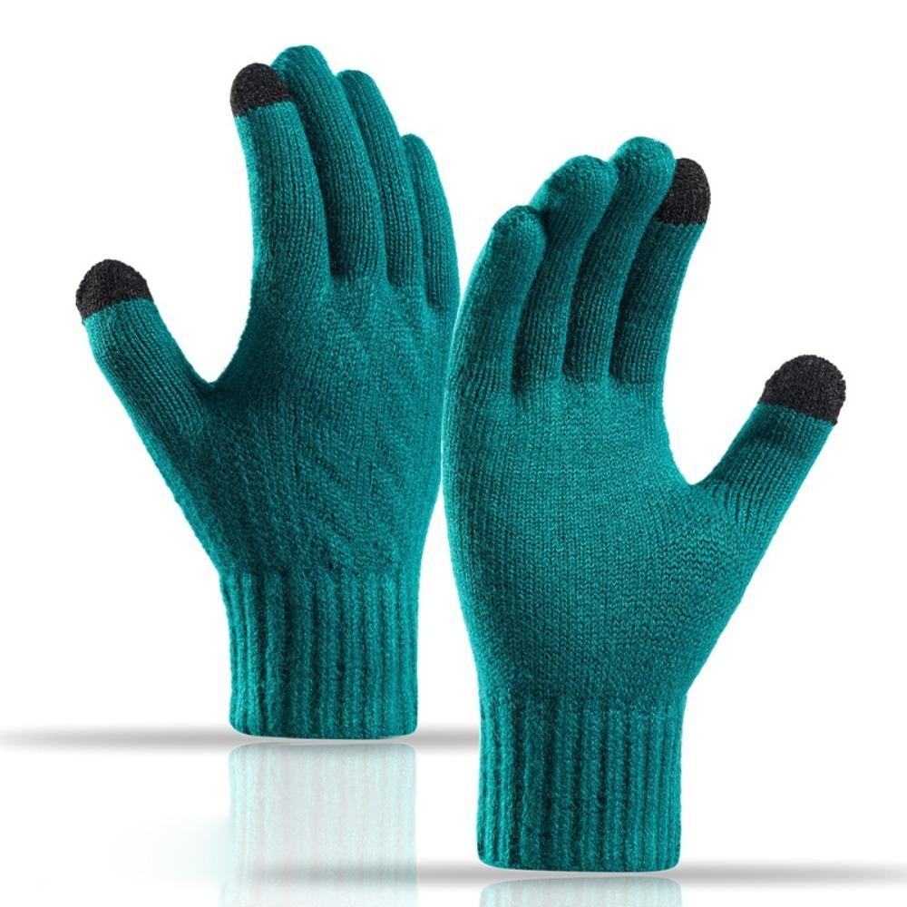 

Warm Touch Screen Gloves Touchable Screen Driving Mittens New Winter Gloves Autumn Winter зелений