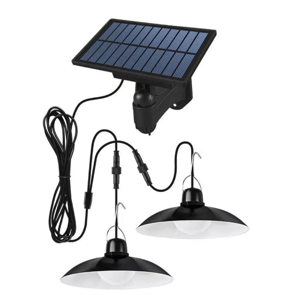 1pc Split Solar Pendant Lamp Outdoor Indoor IP65 Waterproof LED Light with Remote Control Camping Garden Courtyard Yard Lighting