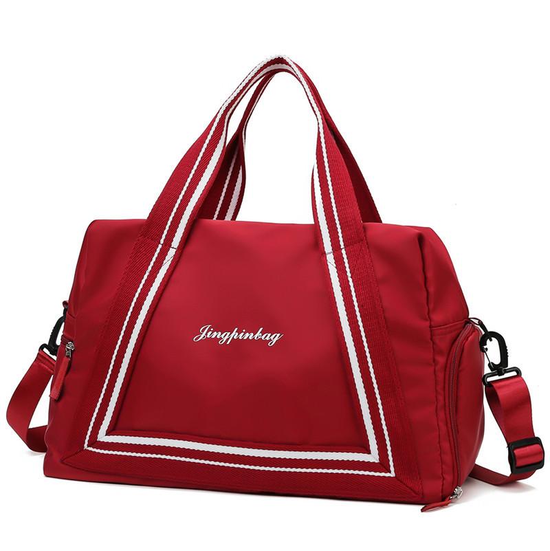 Borsa da yoga e nuoto con separazione asciutto/bagnato, borsa da viaggio portatile di grande capacità per brevi distanze, borsa da sport e fitness per donna