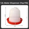 1.5L 8L 15L Poultry Drinker Feeder Plastic Water Container Durable Bird Chick Waterer  Chicken Coop