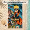 Beach TowelNaruto Custom Name Text Personalized Soft Towel for Beach Pool Indoor Home Decor Gift