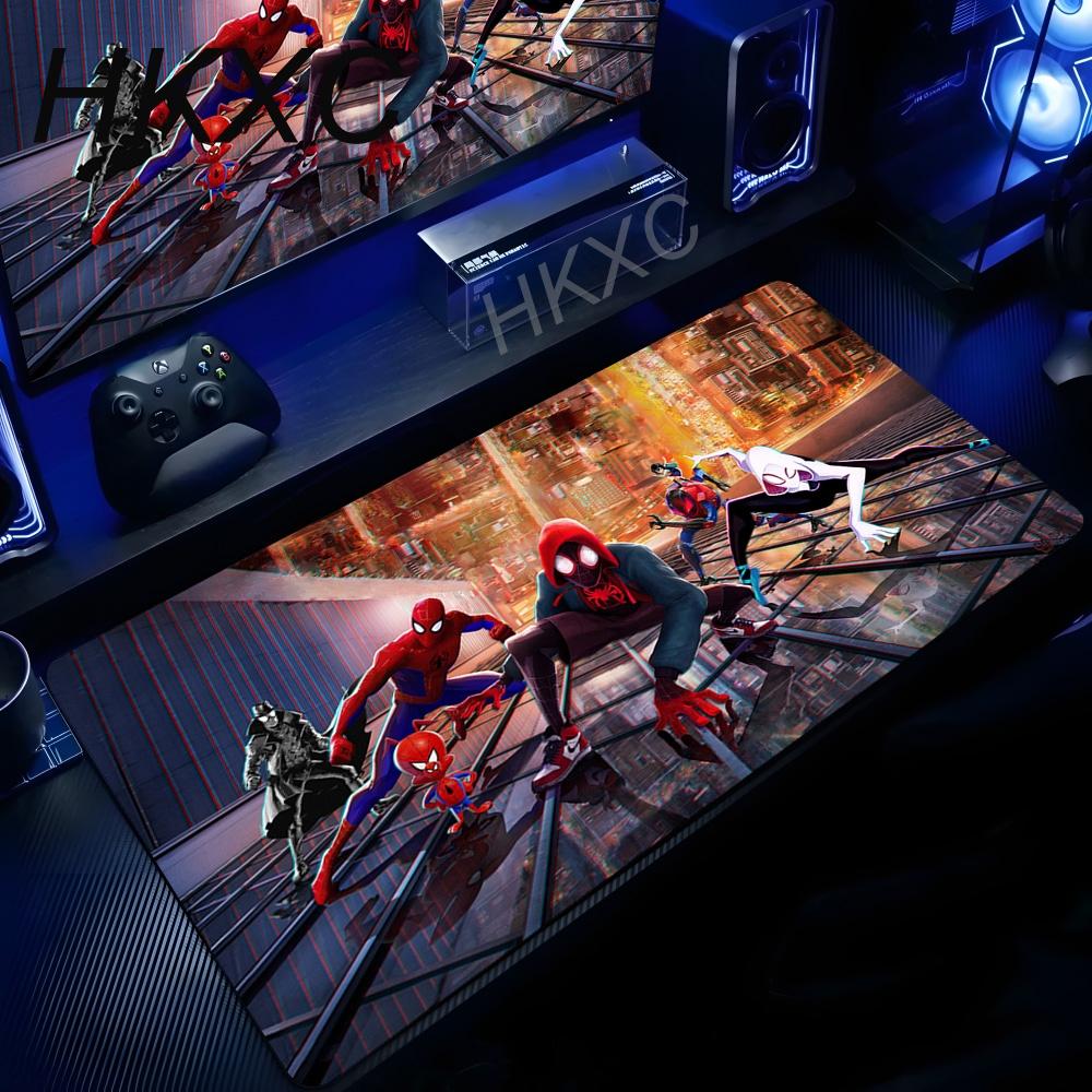 Spider Man Mouse Pad XXL Anime HD Rubber Keyboard Mousepad Suitable For Office Desk Laptops Gaming Accessories Non Slip